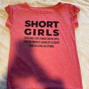 Funny Short Girl Tee